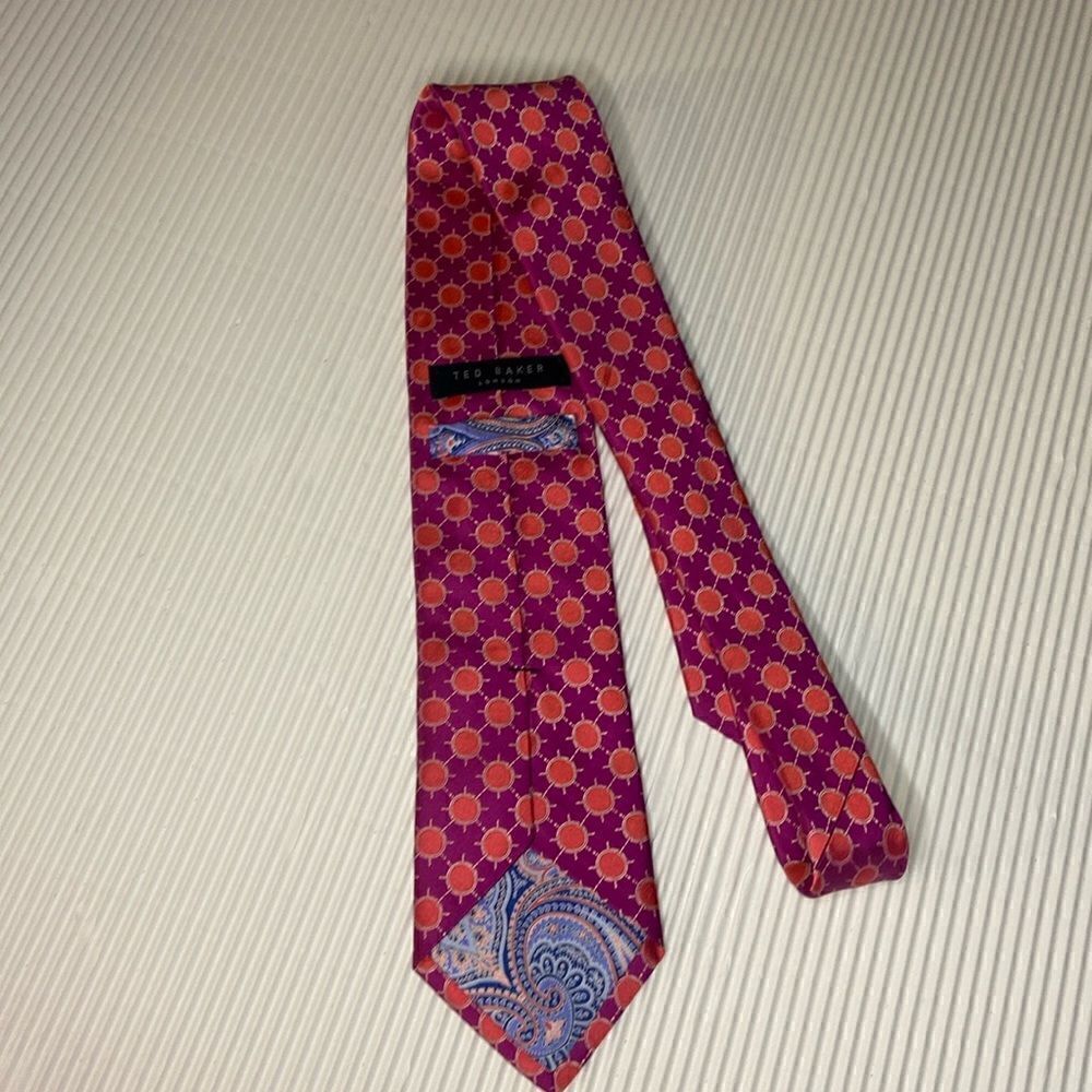 Ted Baker London Vibrant Print Men’s silk tie